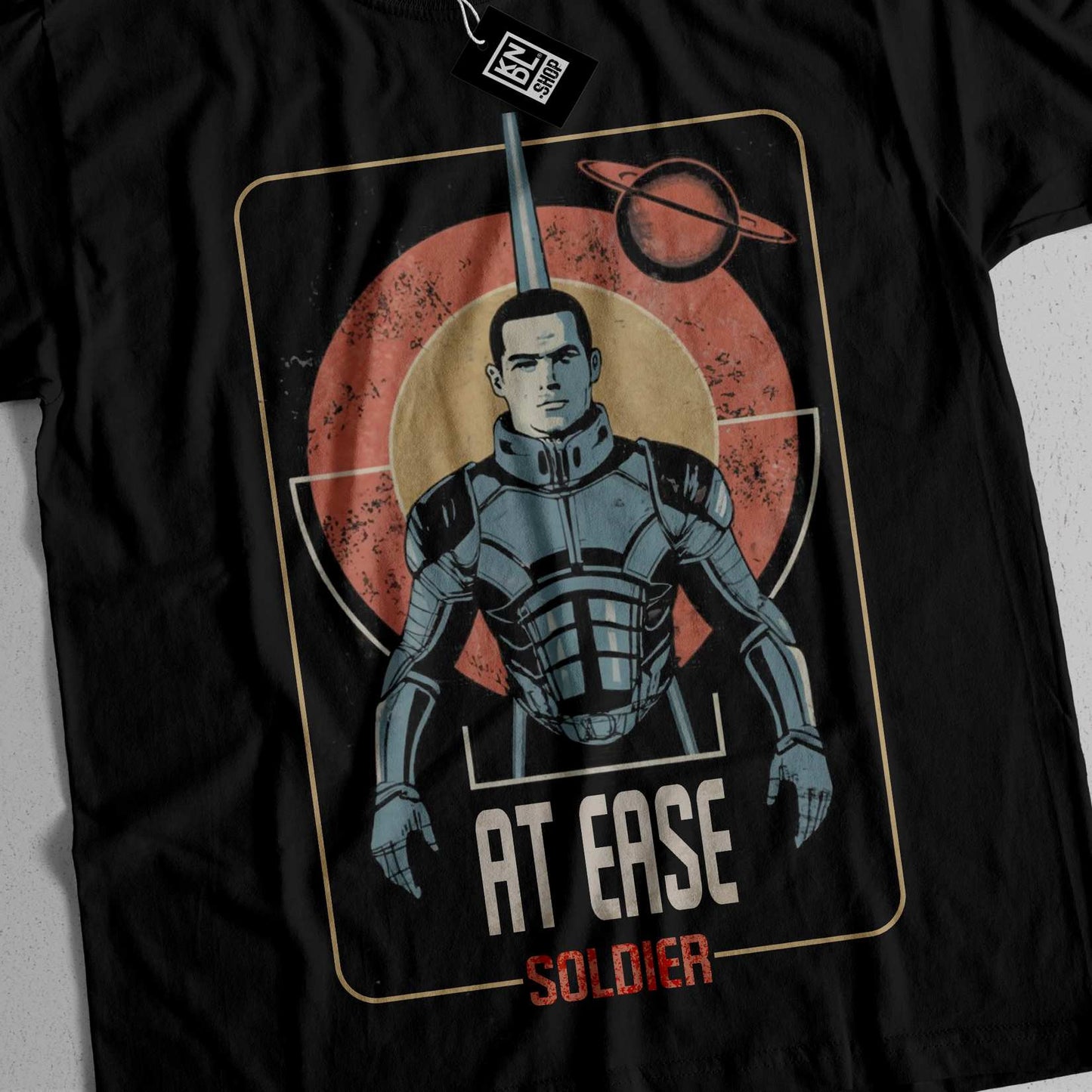 TEE NR 501 | MASS EFFECT | RETRO SHORT SLEEVE T-SHIRT FOR M/F