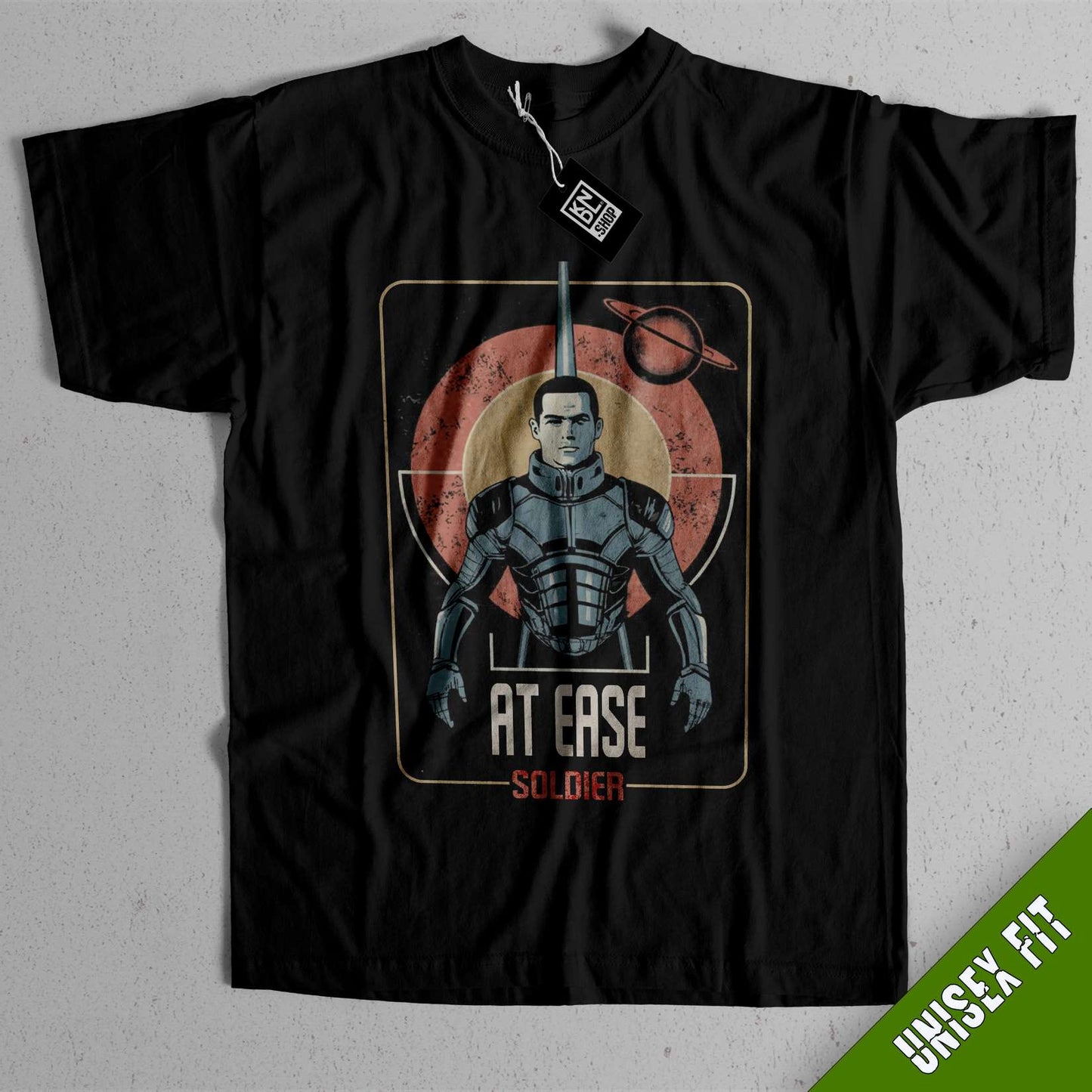 TEE NR 501 | MASS EFFECT | RETRO SHORT SLEEVE T-SHIRT FOR M/F