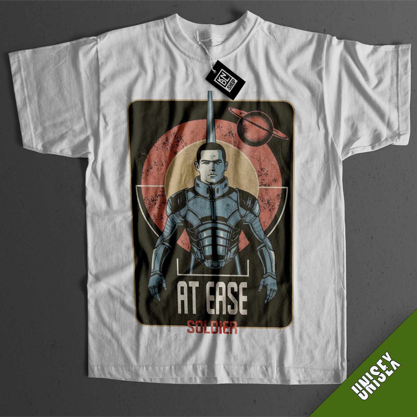 TEE NR 501 | MASS EFFECT | RETRO SHORT SLEEVE T-SHIRT FOR M/F