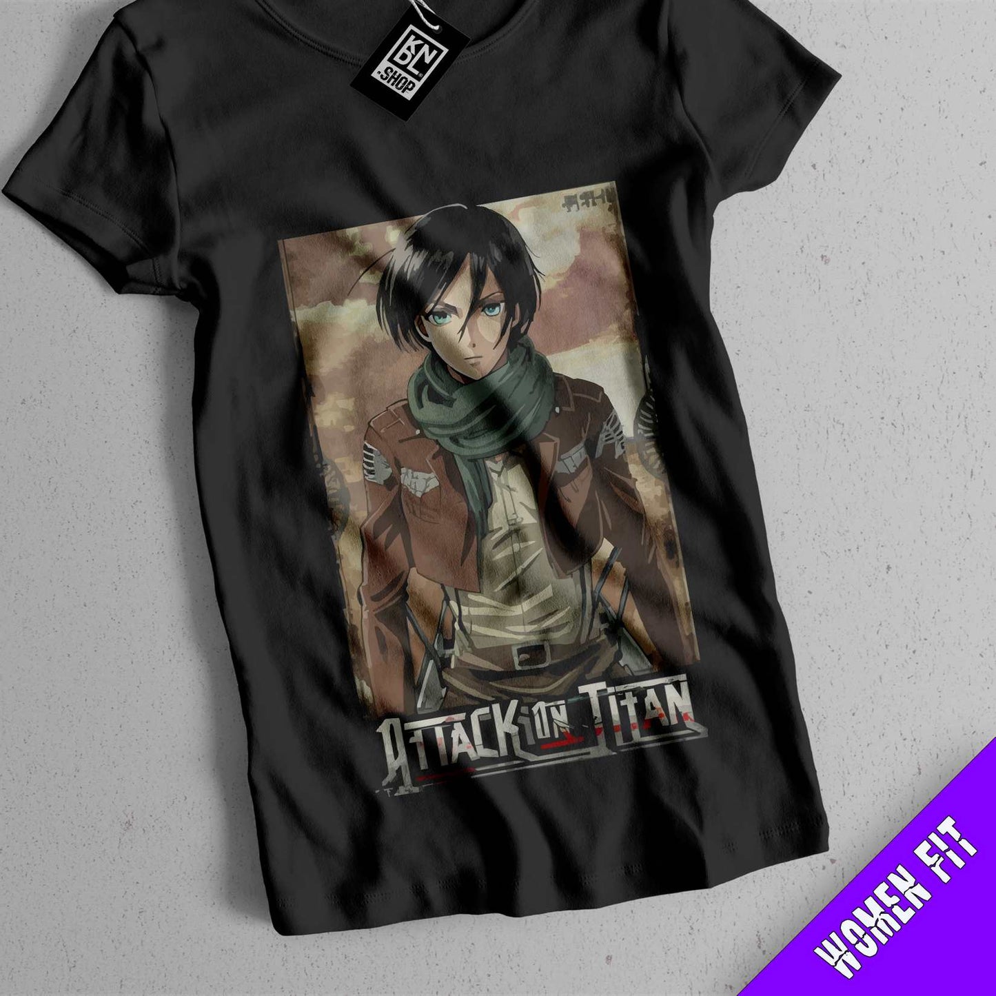 TEE NR 502 | ATTACK ON TITAN | ANIME SHORT SLEEVE T-SHIRT FOR M/F