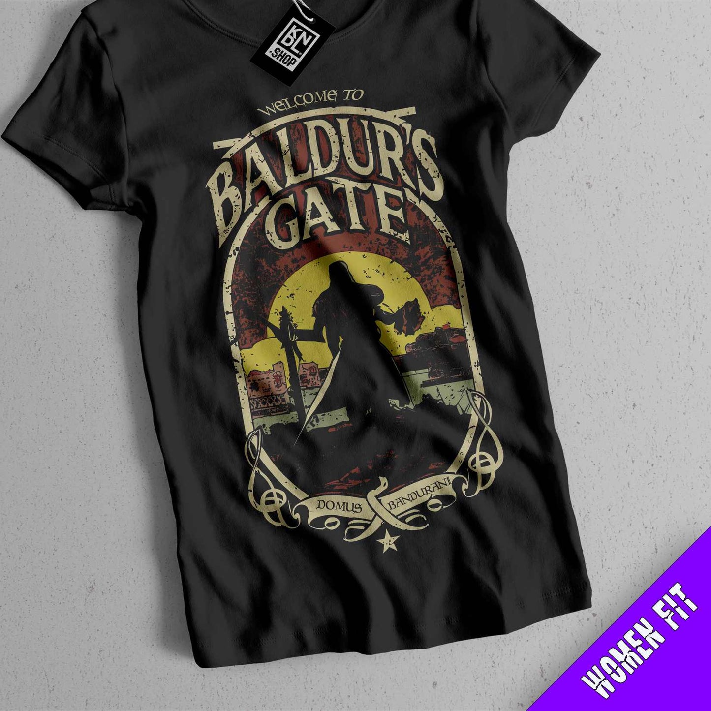 TEE NR 503 | BALDUR'S GATE | RETRO SHORT SLEEVE T-SHIRT FOR M/F