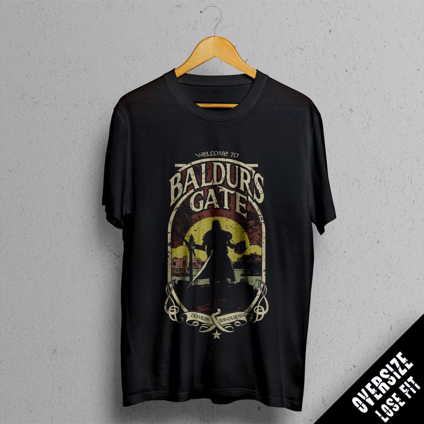 TEE NR 503 | BALDUR'S GATE | RETRO SHORT SLEEVE T-SHIRT FOR M/F