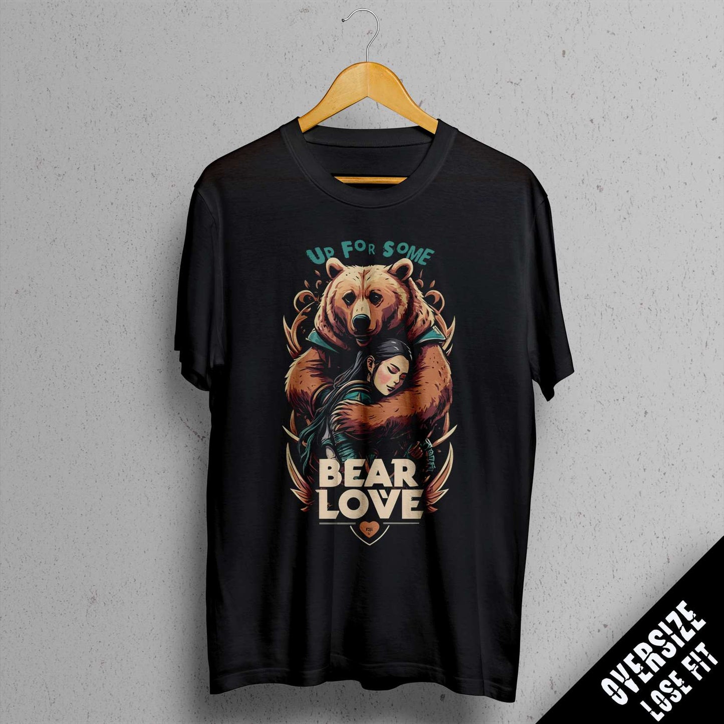 TEE NR 504 | BALDUR'S GATE | BEAR LOVE SHORT SLEEVE T-SHIRT FOR M/F