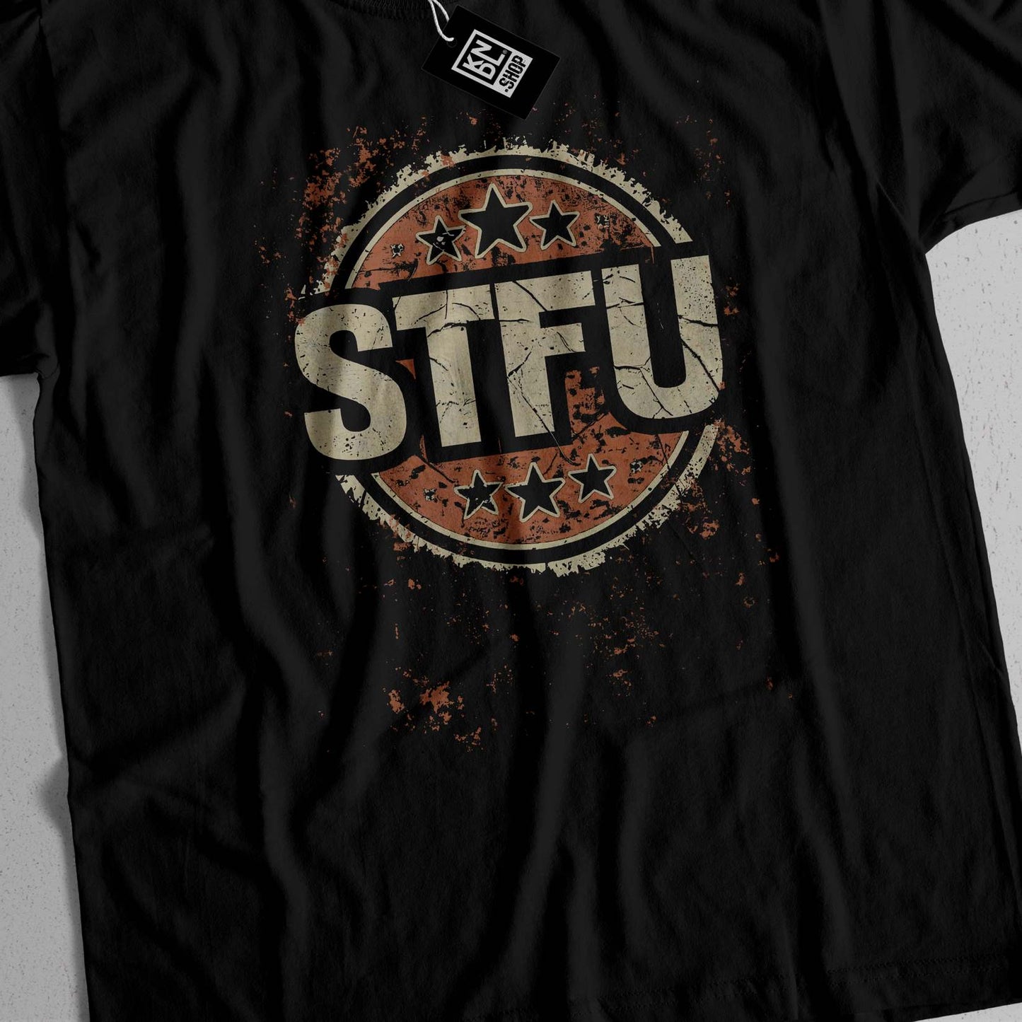 TEE NR 510 | STFU | IRREVERENT SHORT SLEEVE T-SHIRT FOR M/F