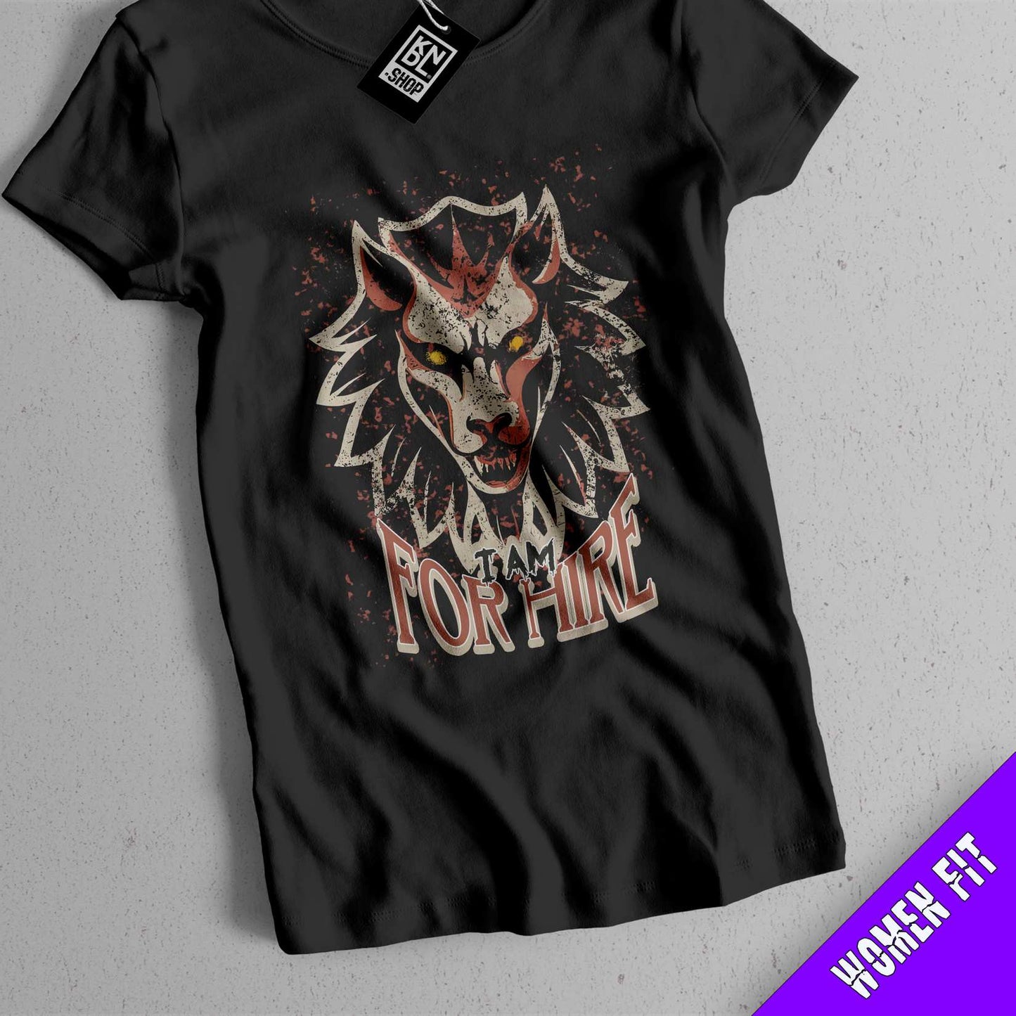 TEE NR 511 | I AM FOR HIRE | THE WITCHER INSPIRED SHORT SLEEVE T-SHIRT FOR M/F