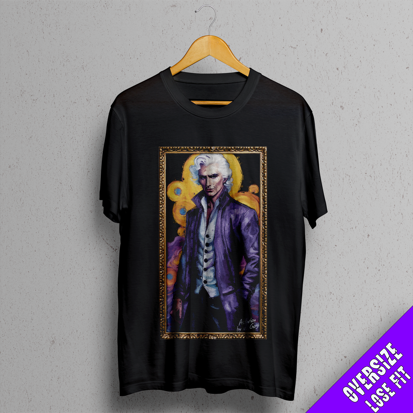 TEE NR 513 | ASTARION BY VAN GOGH | BALDUR'S GATE INSPIRED SHORT SLEEVE T-SHIRT FOR M/F