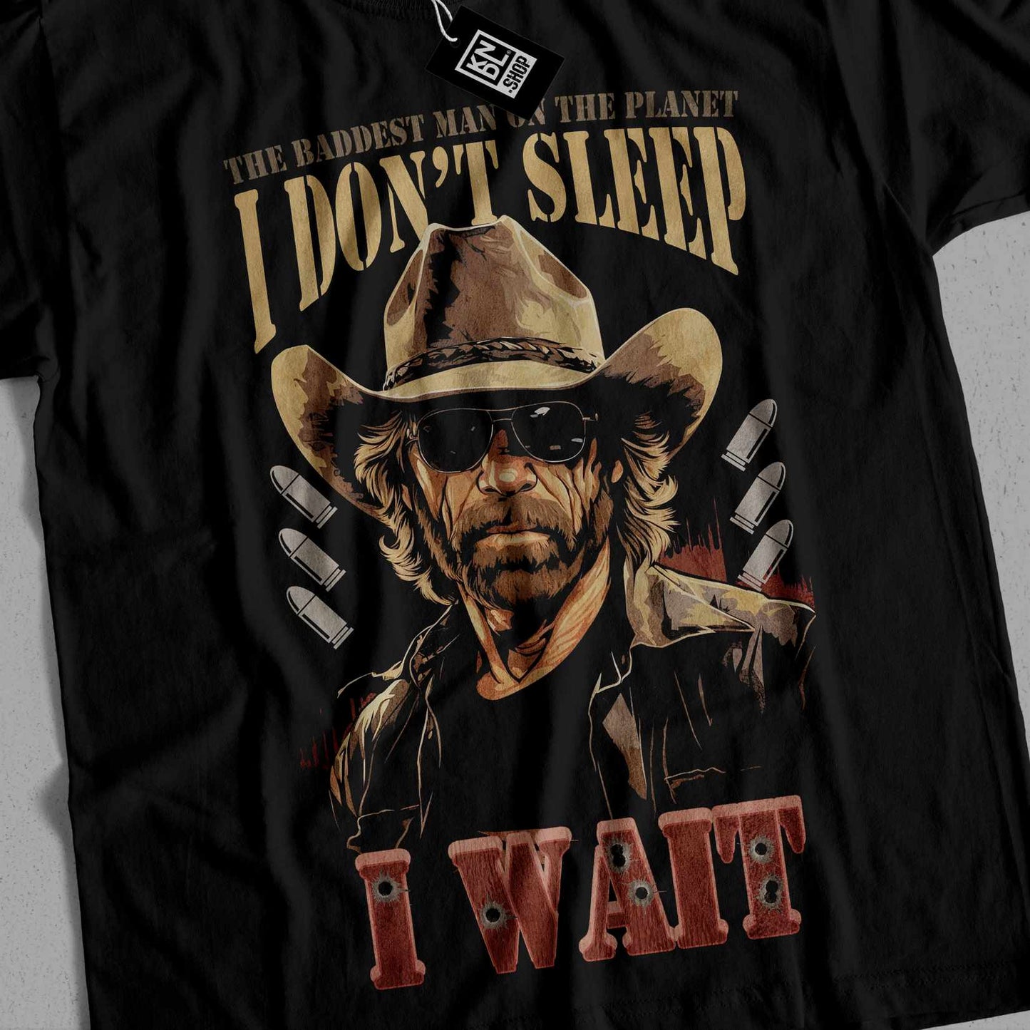 TEE NR 515 | CHUCK NORRIS | TEXAS RANGER MEME INSPIRED SHORT SLEEVE T-SHIRT FOR M/F