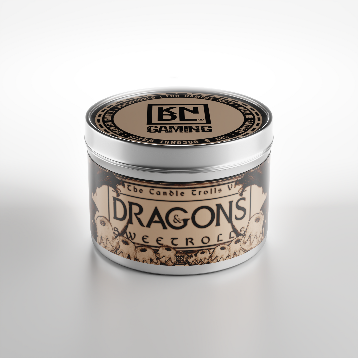 TIN NR 09 | DRAGONS & SWEETROLLS | SKYRIM INSPIRED SCENTED CANDLE