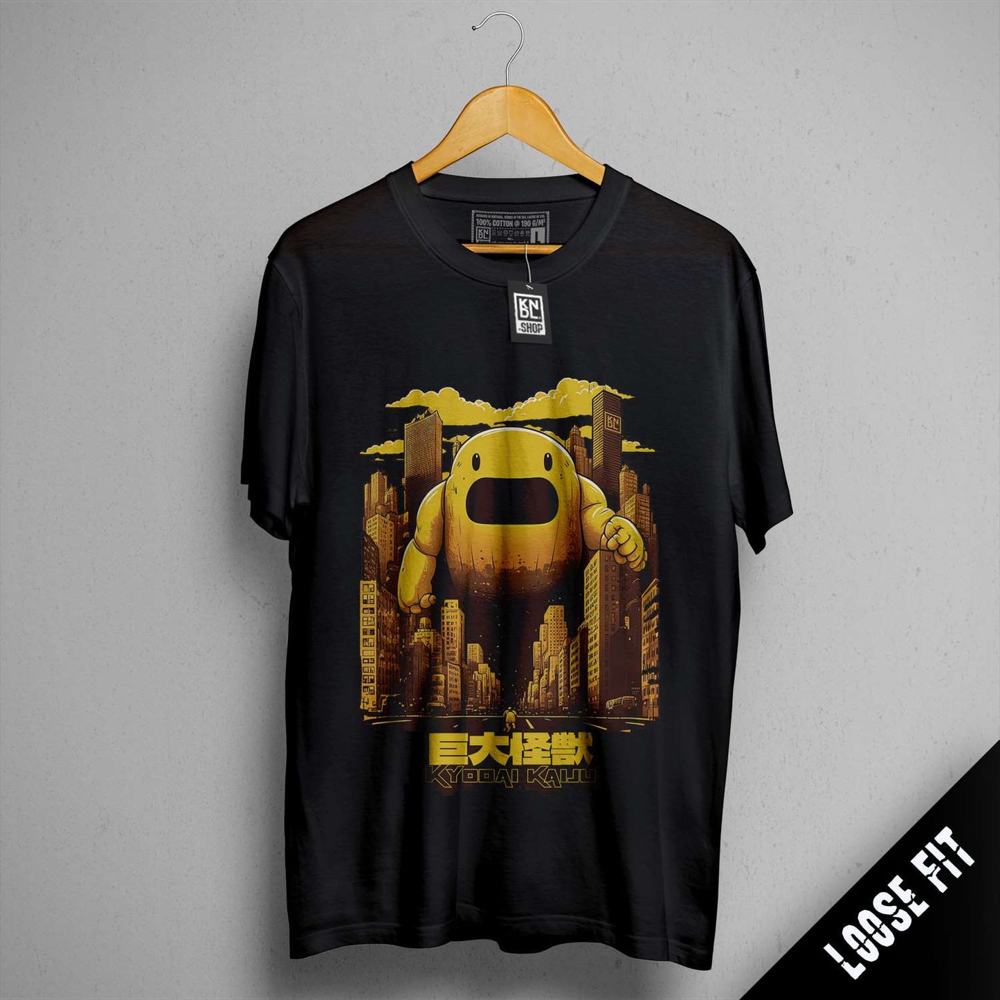 a t - shirt with a picture of a robot on it