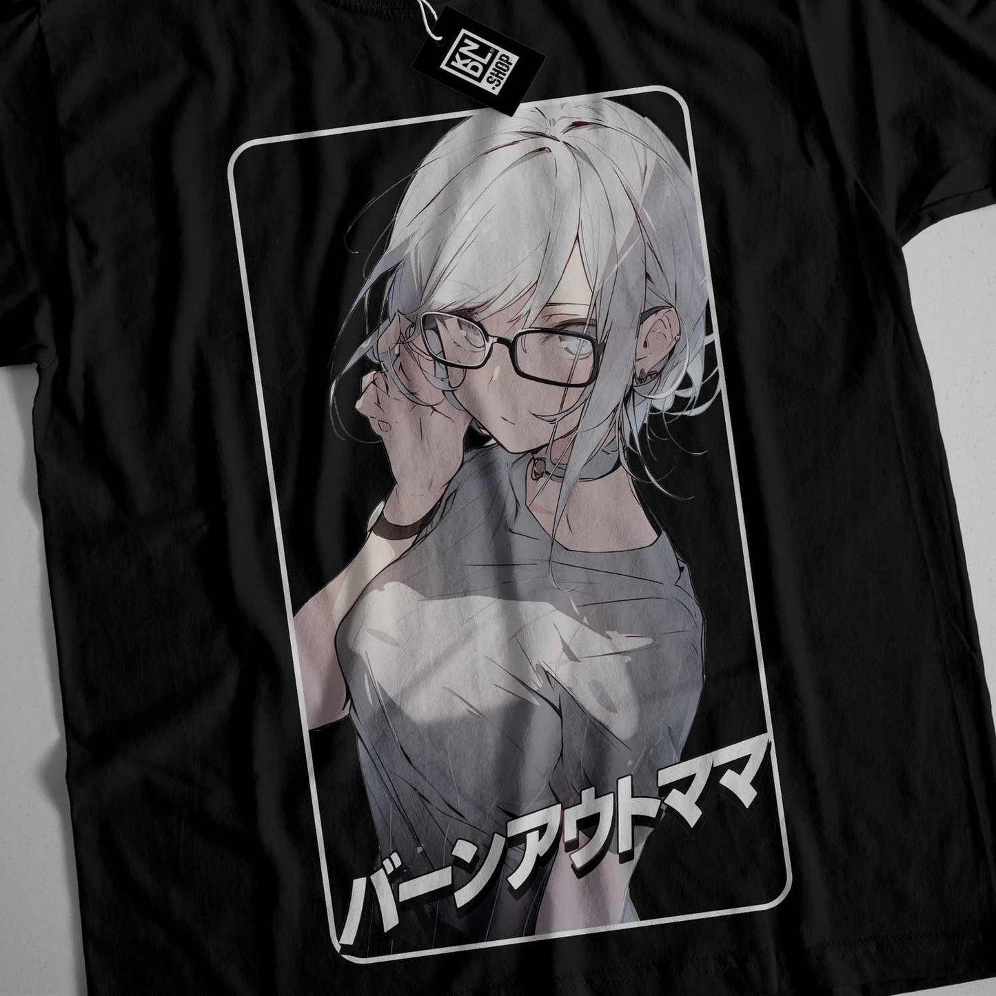 a t - shirt with a picture of an anime character on it