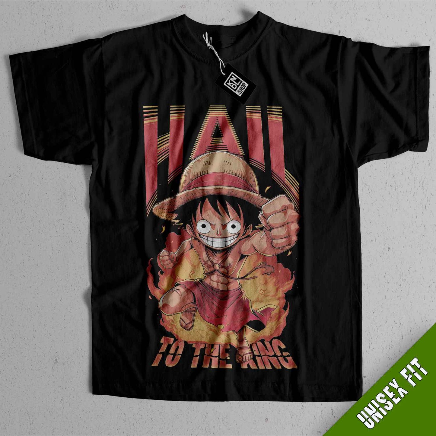 a black shirt with a picture of a cartoon character