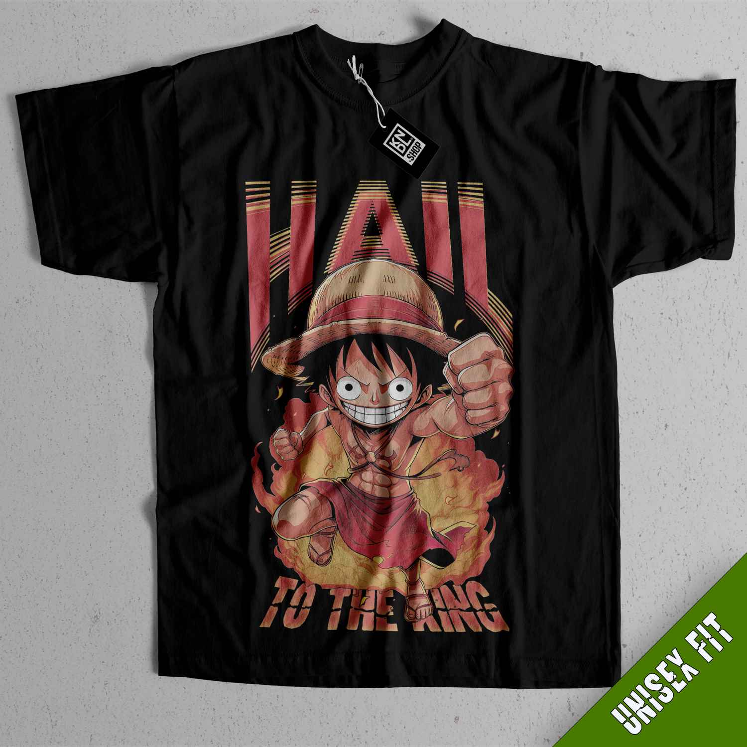 a black shirt with a picture of a cartoon character