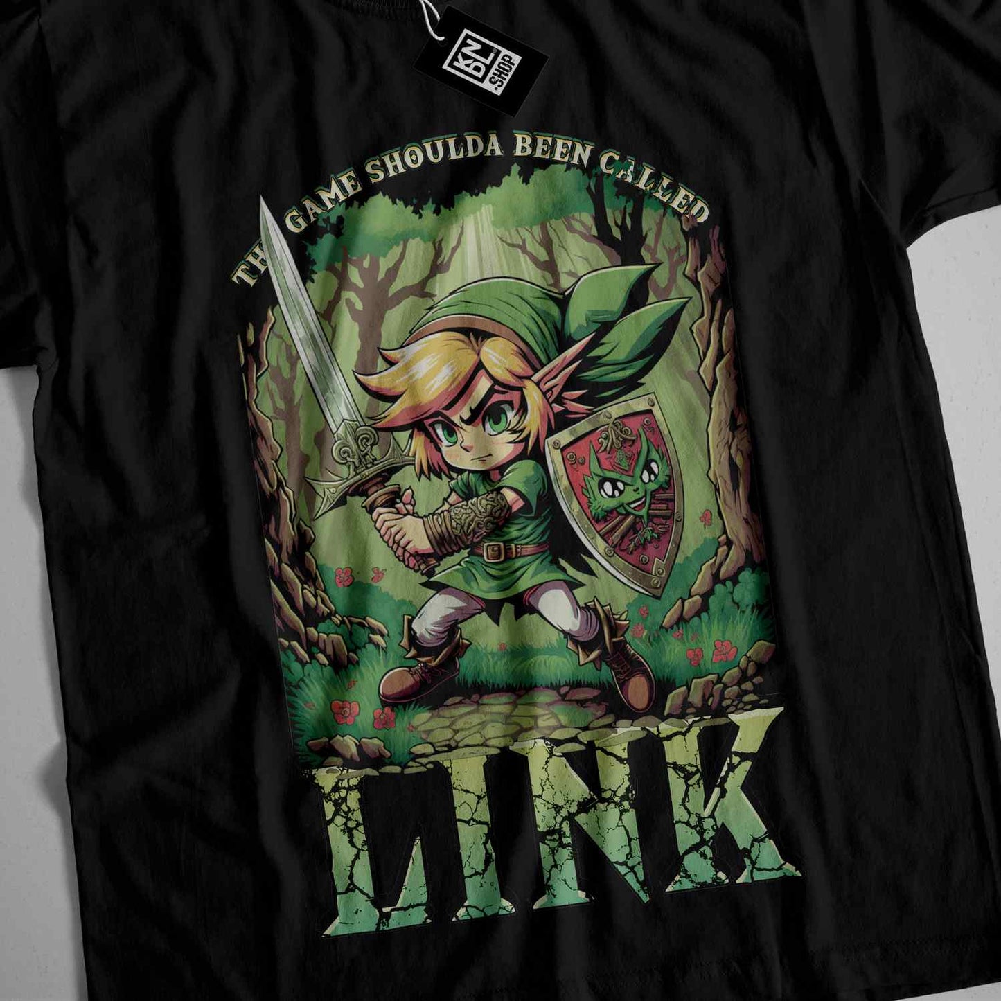 a black shirt with a link link link link link link link link link link link