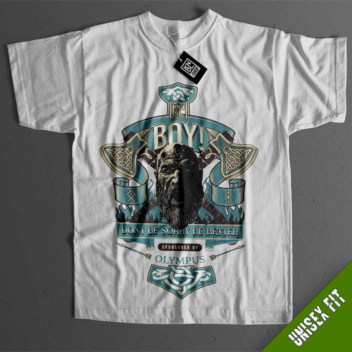 a t - shirt with a picture of a man with a beard
