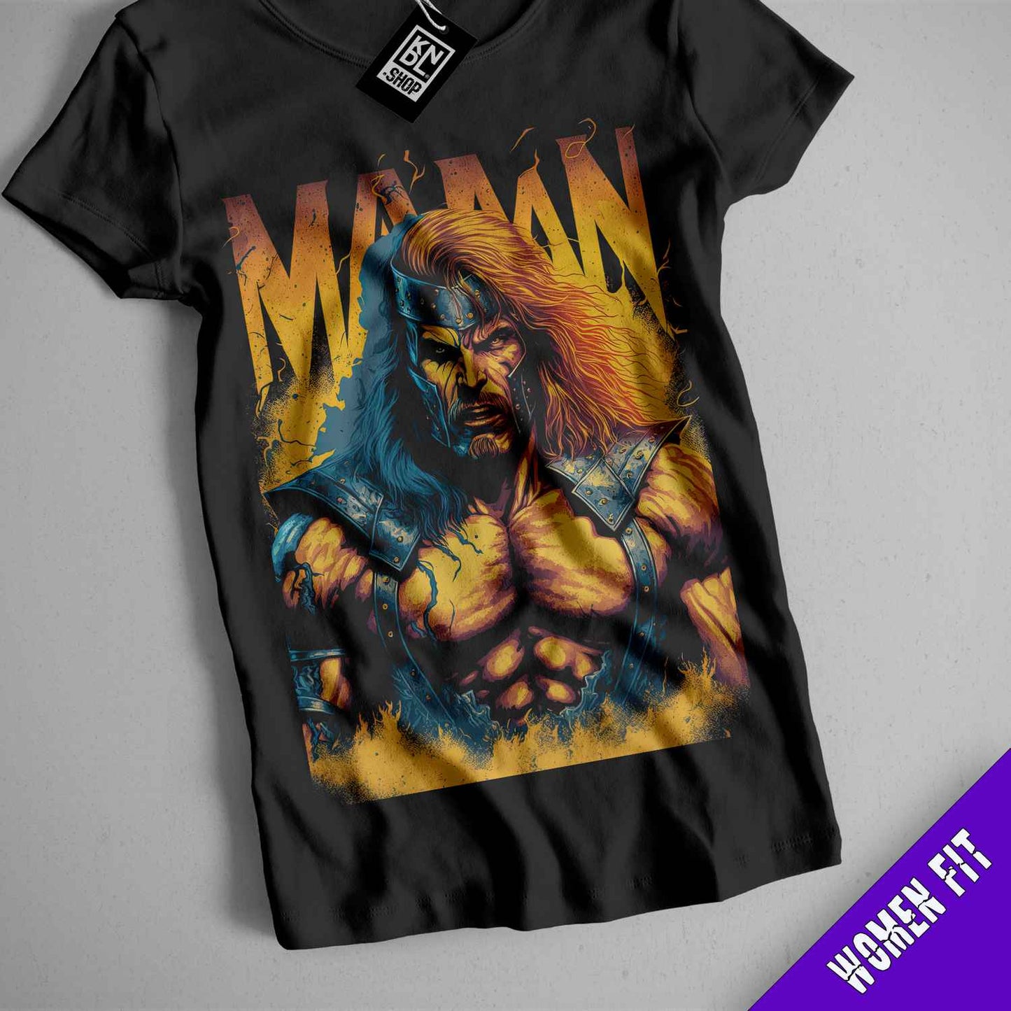 a t - shirt with a picture of a wrestler on it