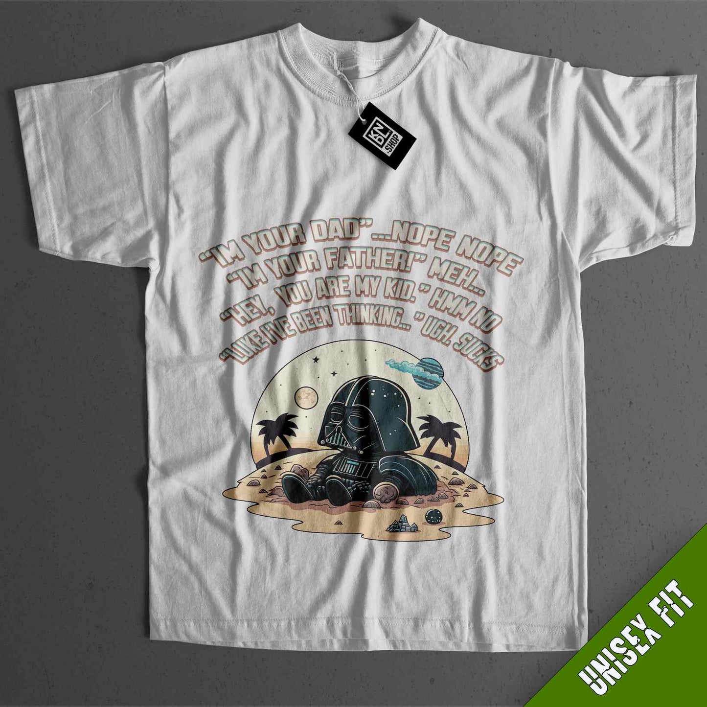 a white t - shirt with an image of a gorilla on it