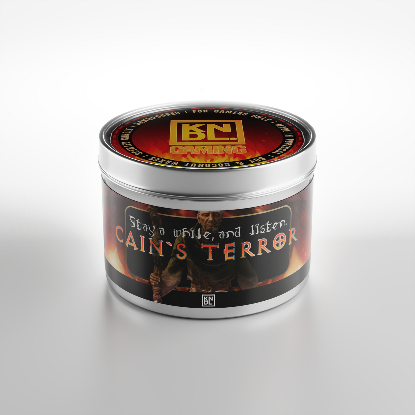 TIN NR 02 | CAIN'S TERROR | DIABLO INSPIRED SCENTED CANDLE