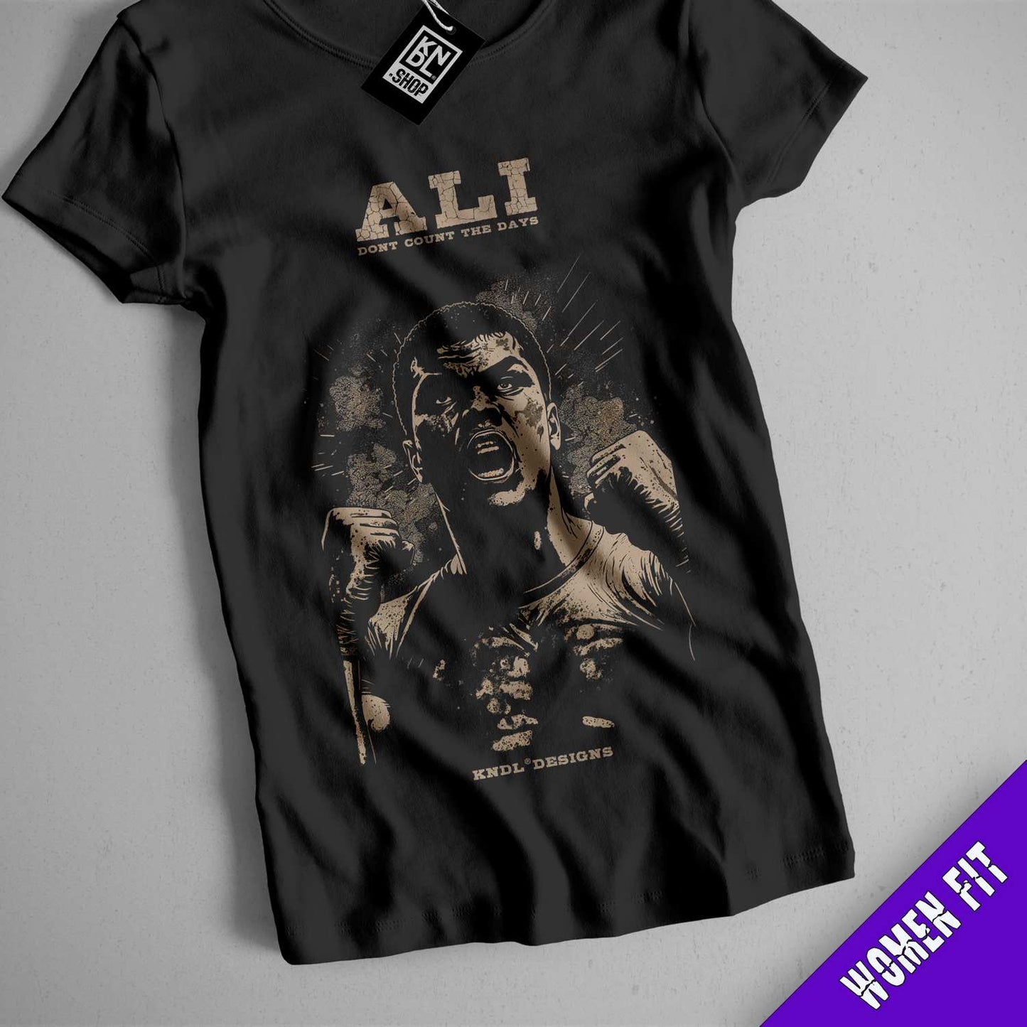 a t - shirt with a picture of a man holding a baseball bat