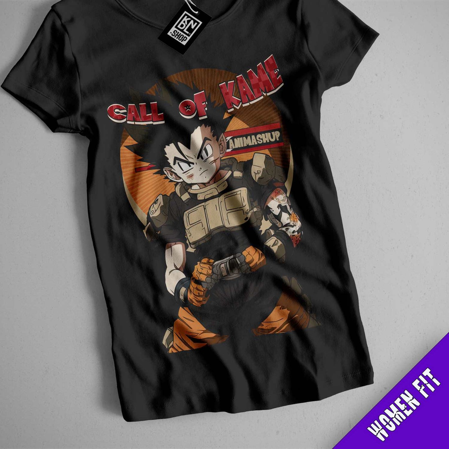 a t - shirt with a cartoon character on it