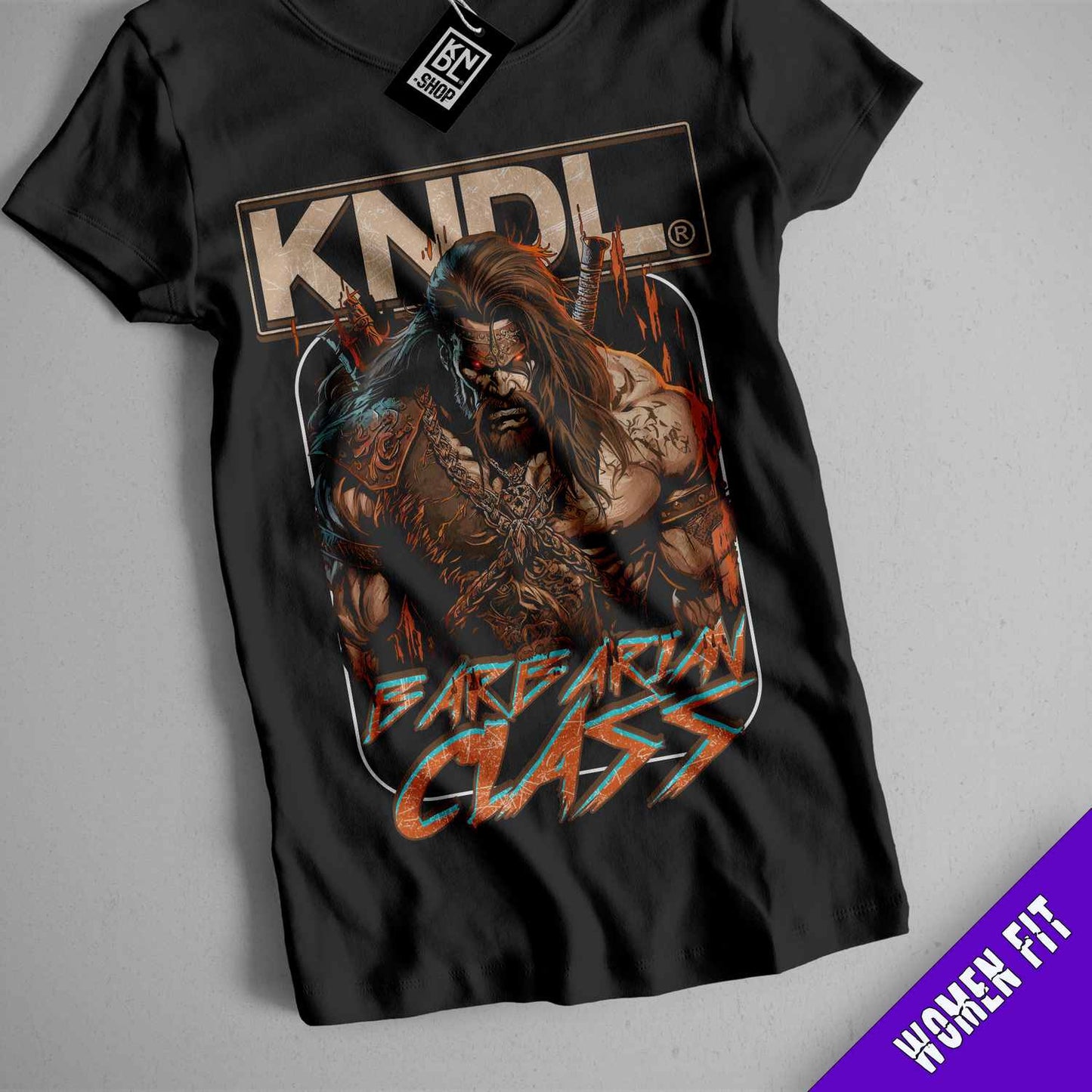 a black shirt with a picture of a wrestler on it