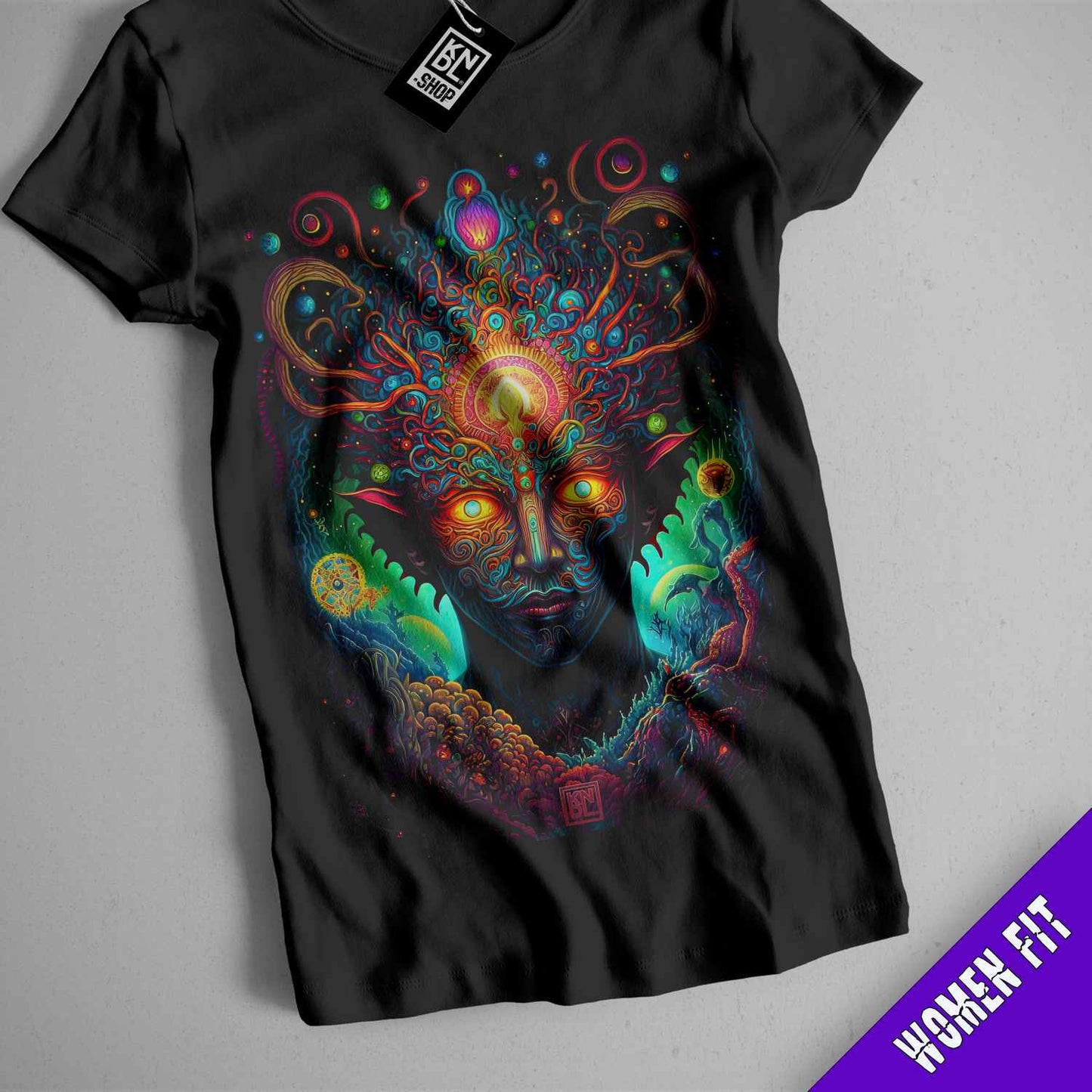 a t - shirt with an image of a woman's face