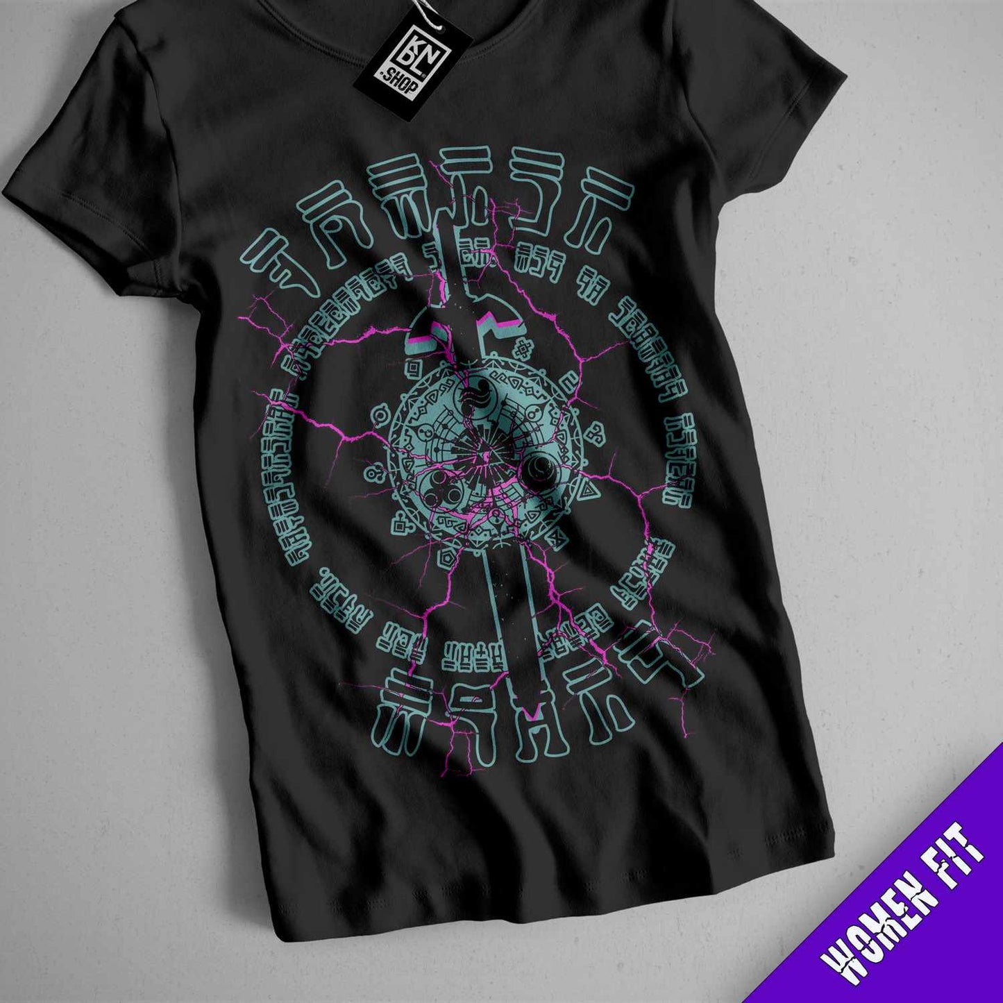 a t - shirt with an image of a clock on it