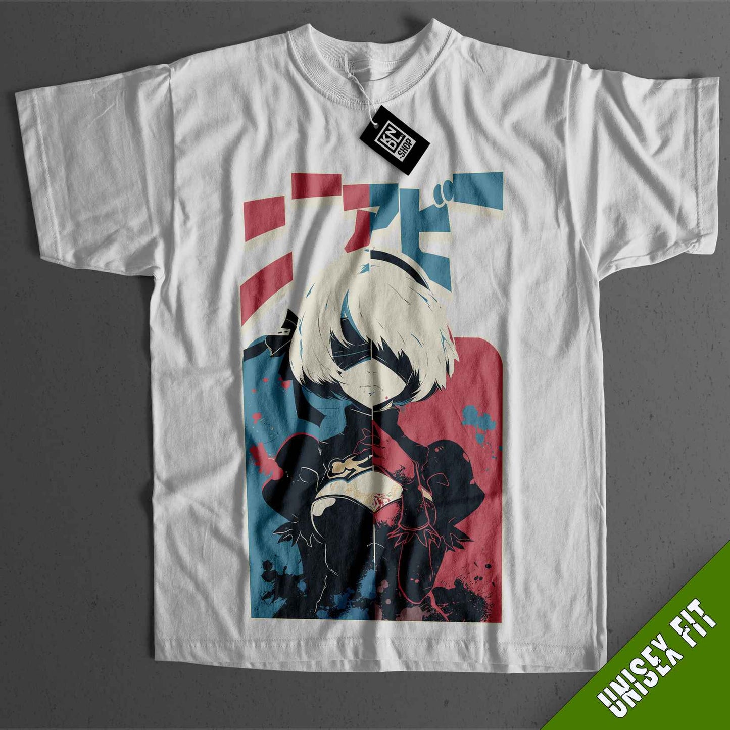 a t - shirt with an anime character on it