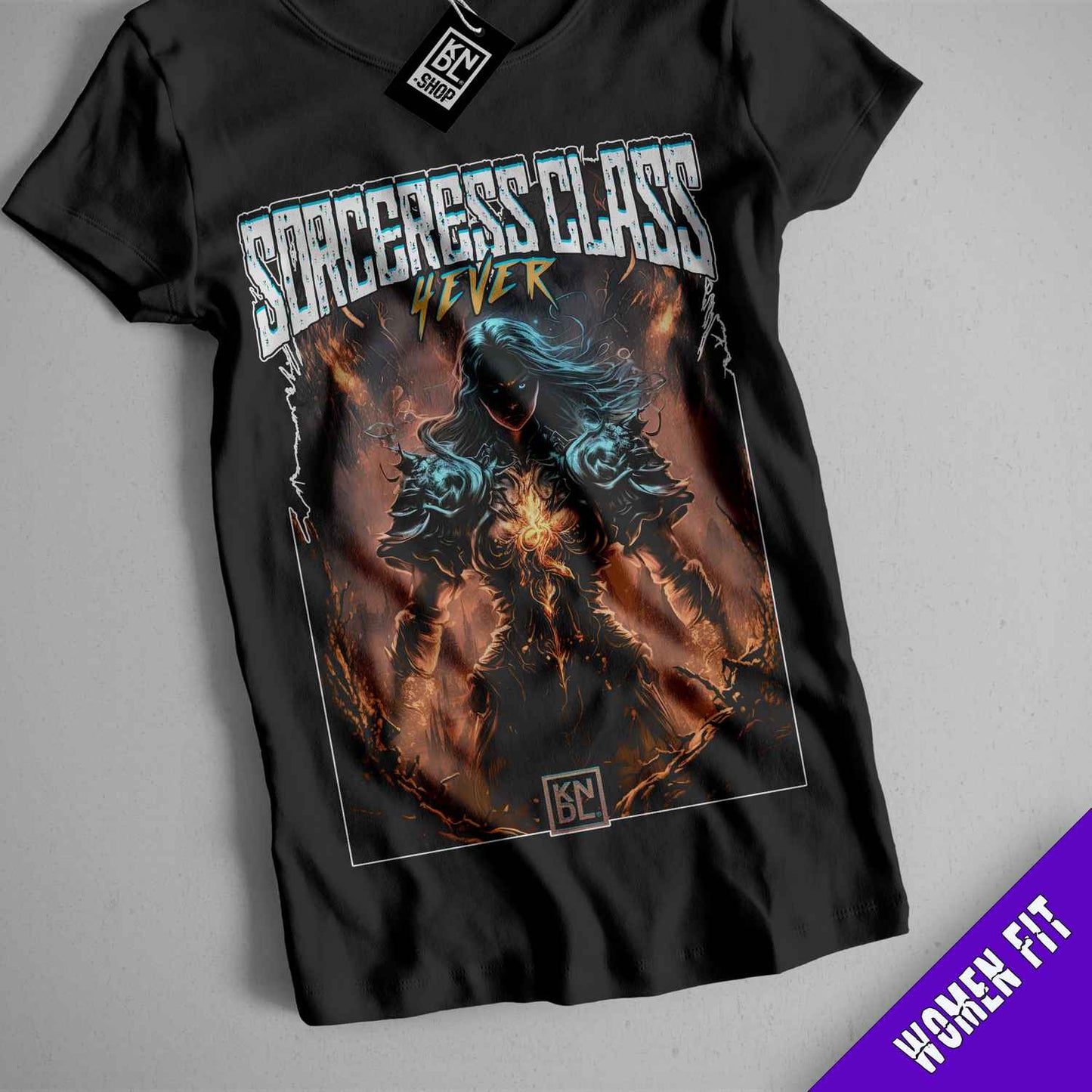 a black t - shirt with a picture of a demonic creature on it