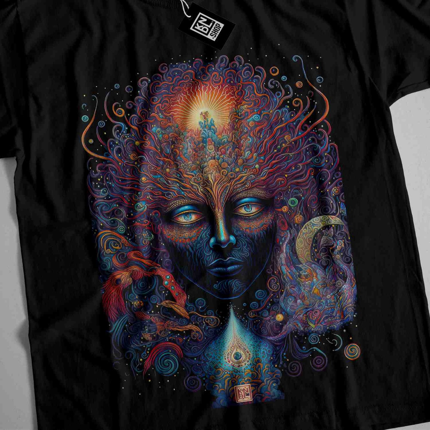 a t - shirt with an image of a woman's face