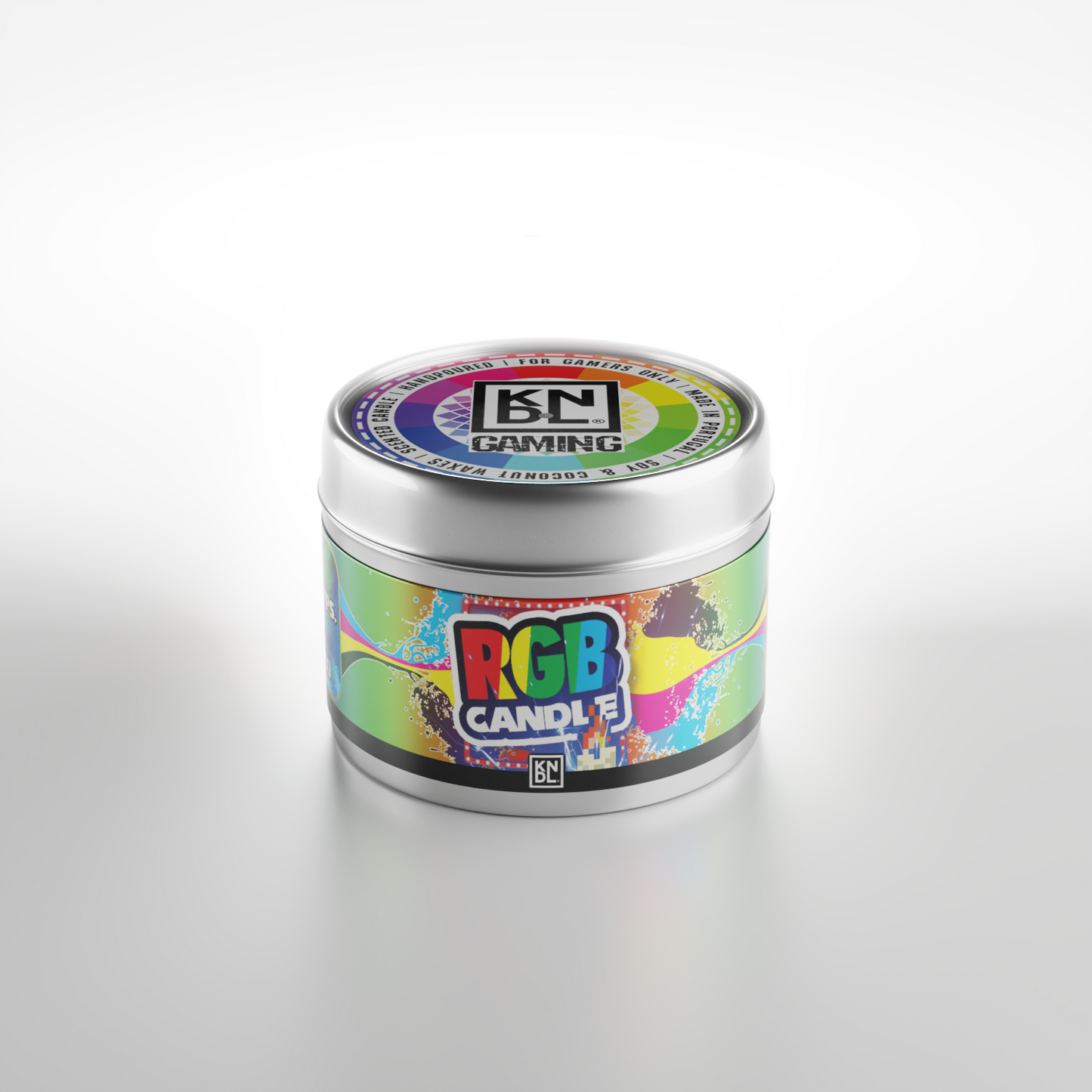 TIN NR 25 | RGB CANDLE | LED LIGHT INSPIRED SCENTED CANDLE