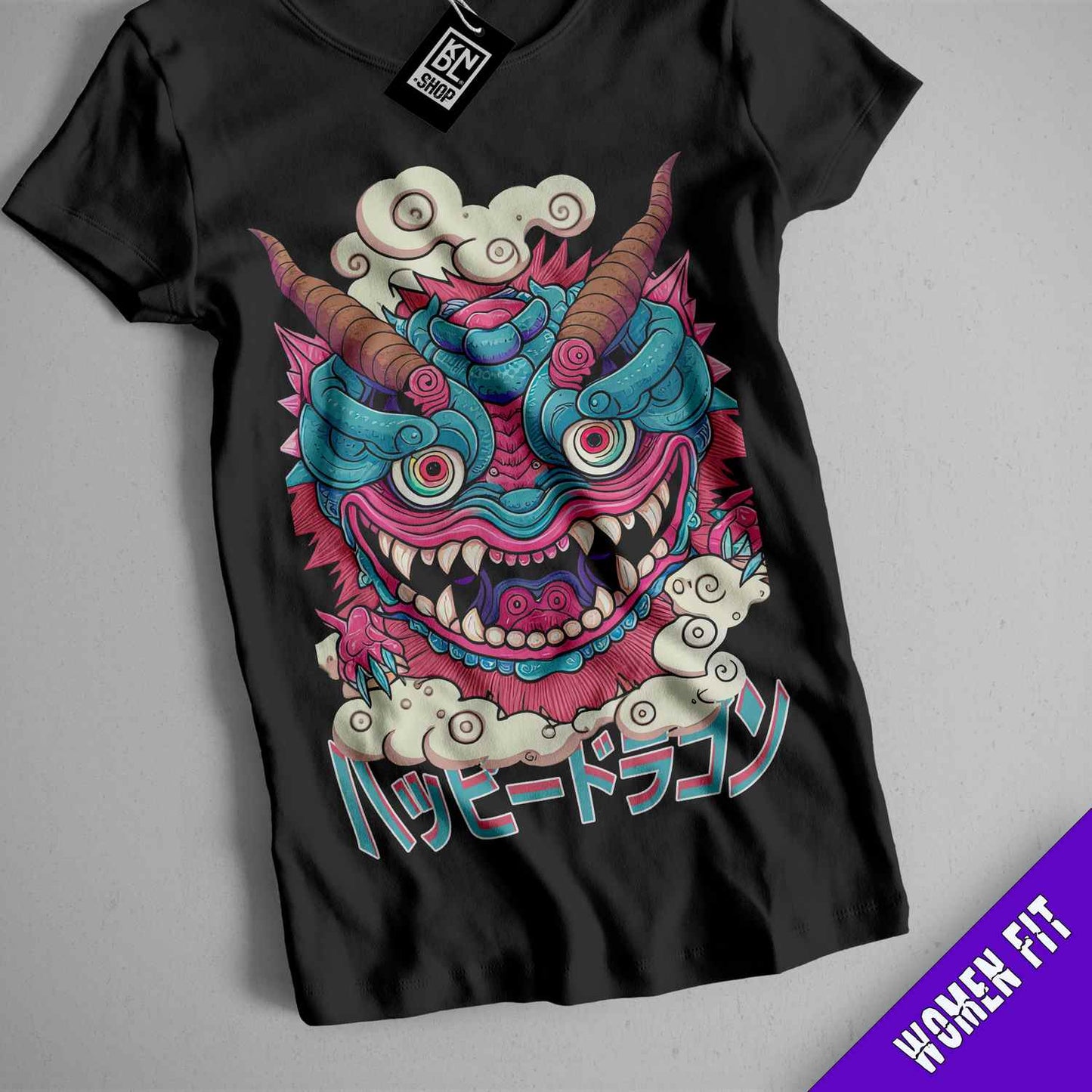 a t - shirt with a dragon design on it