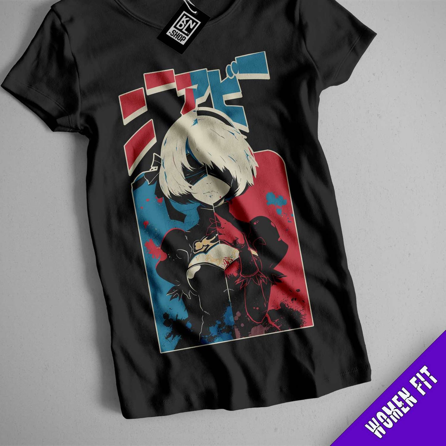 a t - shirt with a picture of an anime character on it