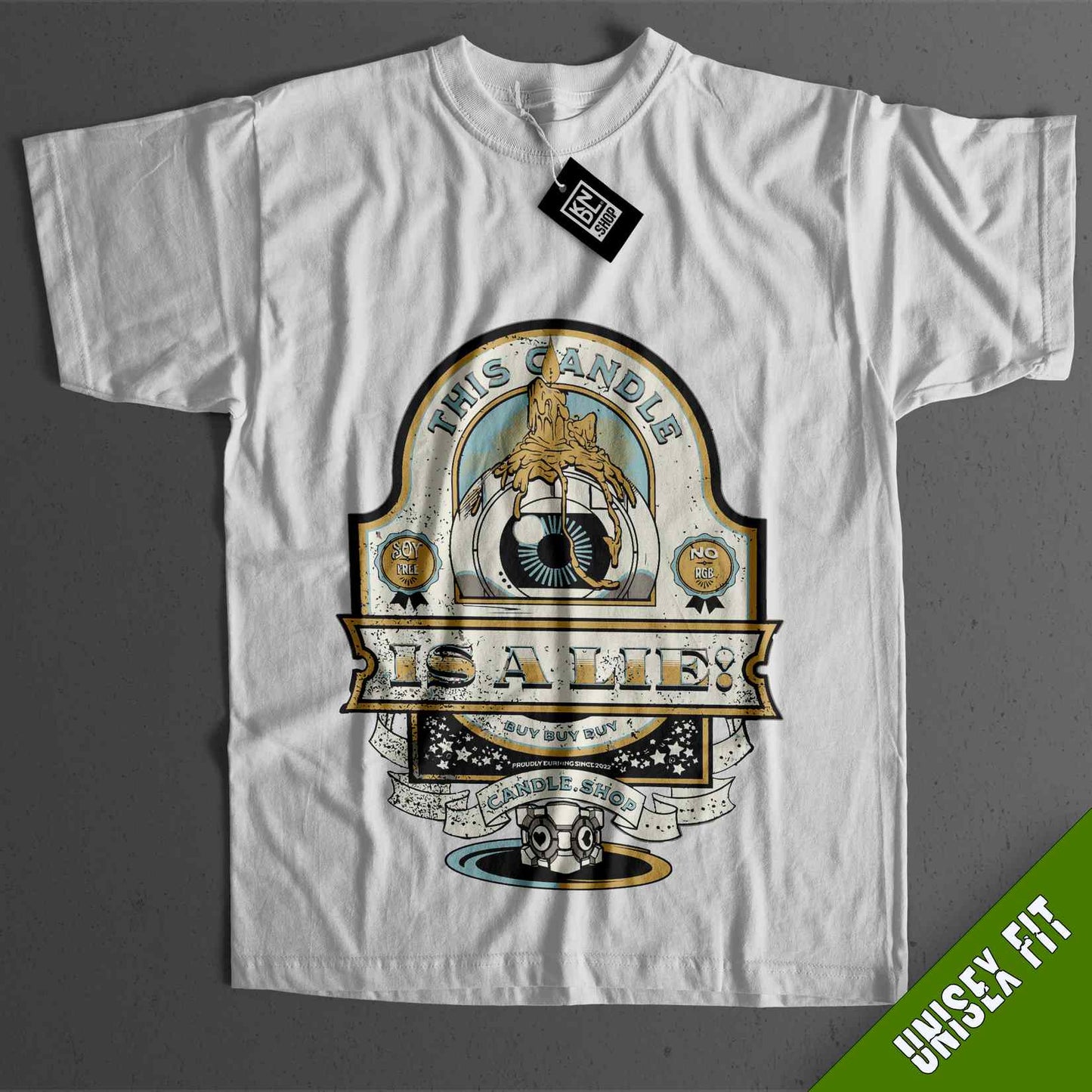 a white t - shirt with an image of a snake on it