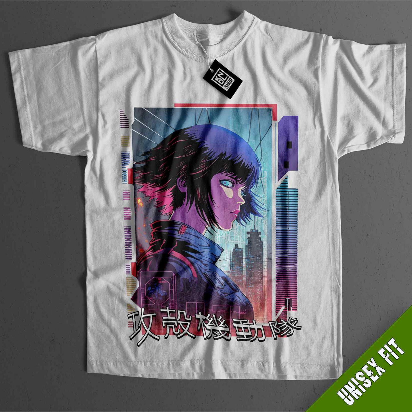 a t - shirt with an anime character on it