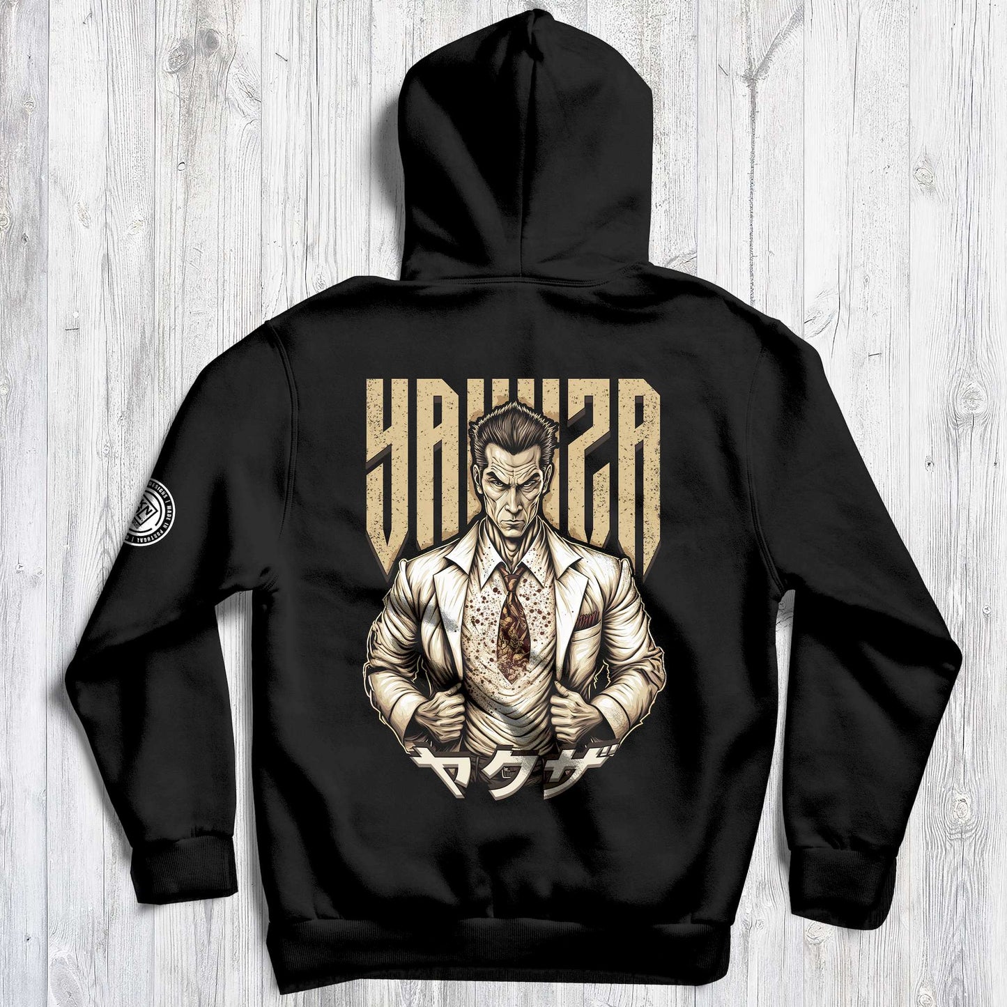 NR 18 | BIG BOSS | INSPIRED BY YAKUZA | UNISEX HOODIE SWEATER | KANGAROO POCKETS | CVC