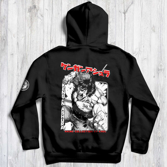 NR 54 | ケンガンアシュラ INSPIRED BY KENGAN ASHURA | UNISEX HOODIE SWEATER | KANGAROO POCKETS | CVC