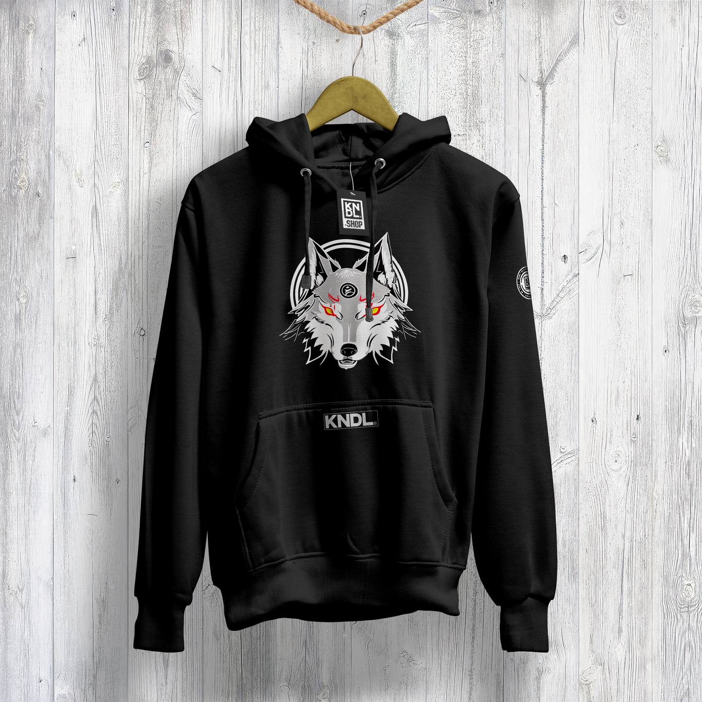 NR 24 | MORO ŌKAMI | INSPIRED BY MONONOKE HIME ANIME | UNISEX HOODIE SWEATER | KANGAROO POCKETS | CVC