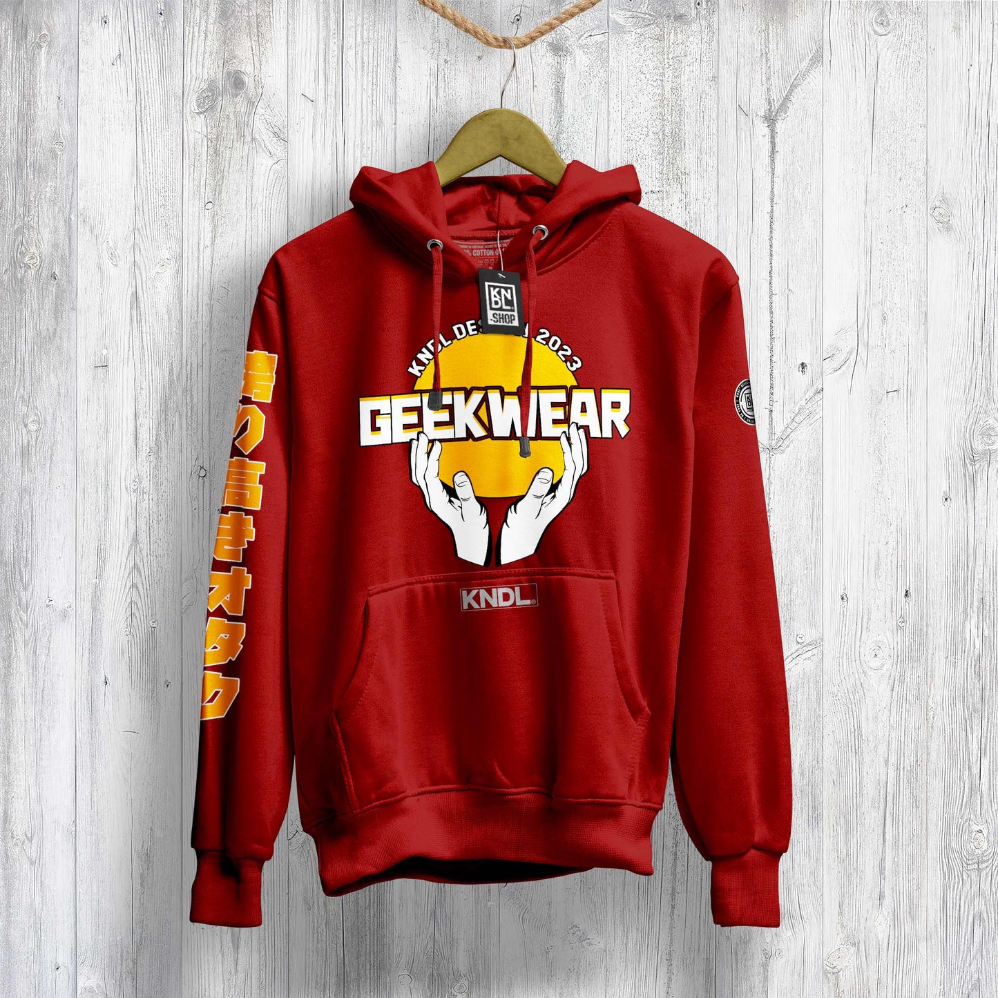NR 58 | KNDL GEEKWARE | UNISEX HOODIE SWEATER | KANGAROO POCKETS | CVC