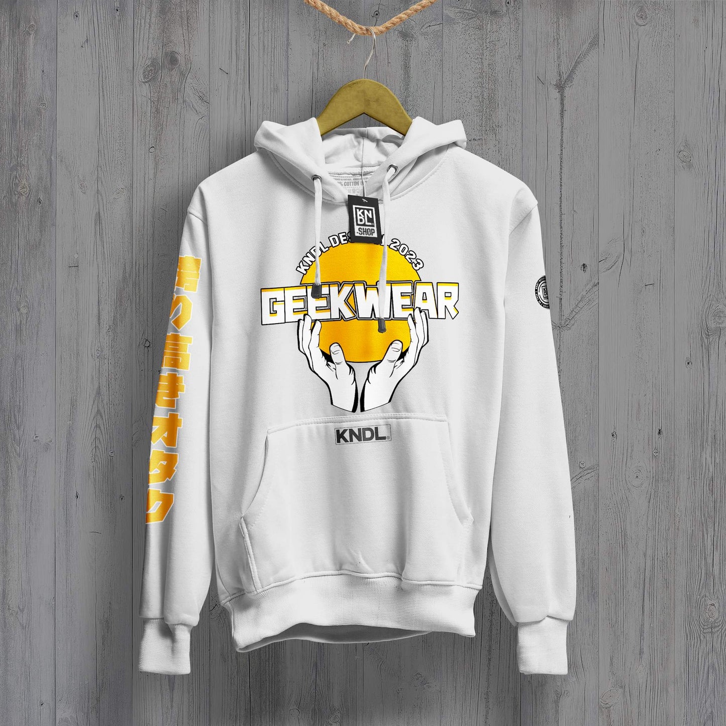 NR 58 | KNDL GEEKWARE | UNISEX HOODIE SWEATER | KANGAROO POCKETS | CVC