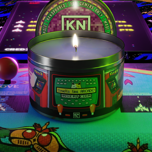 TIN NR 20 | SMELLS LIKE ARCADE | RETRO GAME INSPIRED SCENTED CANDLE