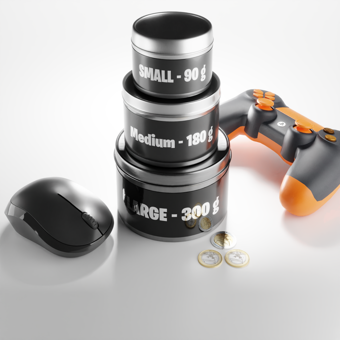 TIN NR 01 | ALL OUTTA GUM | DUKE NUKEM INSPIRED SCENTED CANDLE