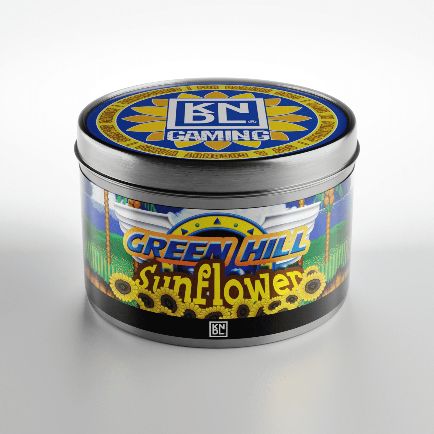 TIN NR 12 | GREEN HILL SUNFLOWER | SONIC INSPIRED SCENTED CANDLE