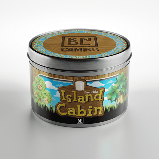 TIN NR 13 | ISLAND CABIN | ANIMAL CROSSING INSPIRED SCENTED CANDLE