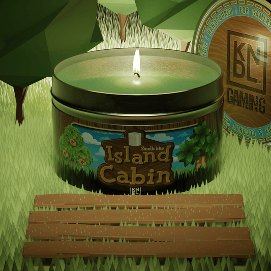 TIN NR 13 | ISLAND CABIN | ANIMAL CROSSING INSPIRED SCENTED CANDLE