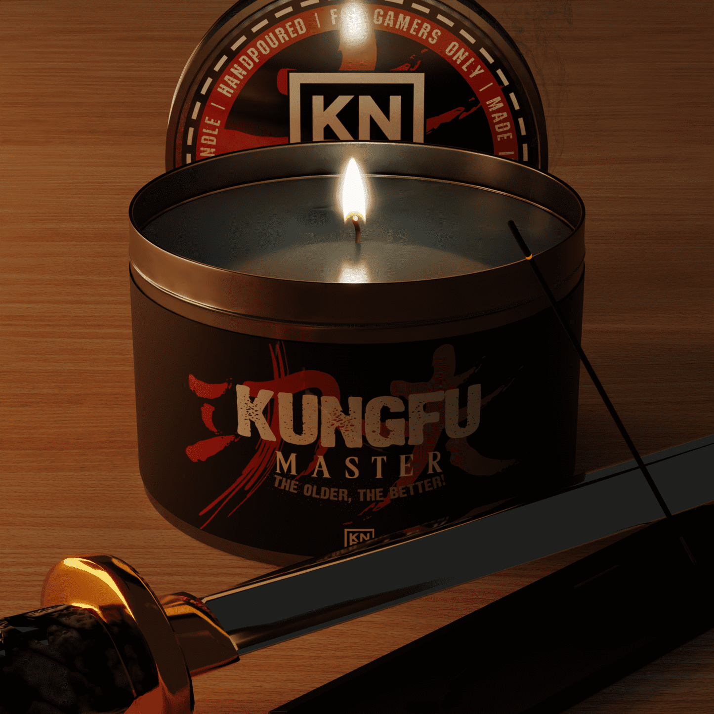 TIN NR 15 | KUNGFU MASTER | SIFU INSPIRED SCENTED CANDLE