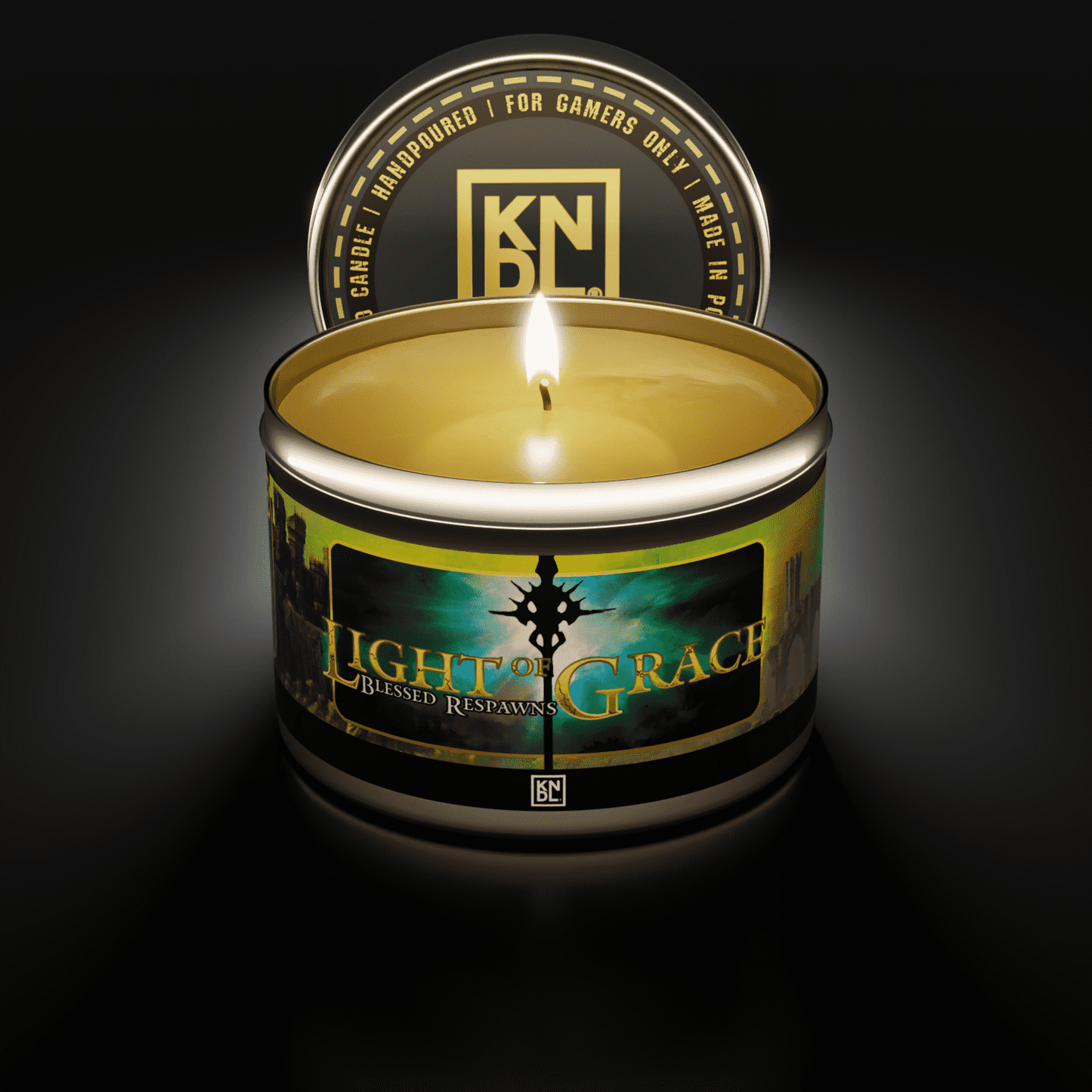 TIN NR 16 | LIGHT OF GRACE | ELDEN RING INSPIRED SCENTED CANDLE
