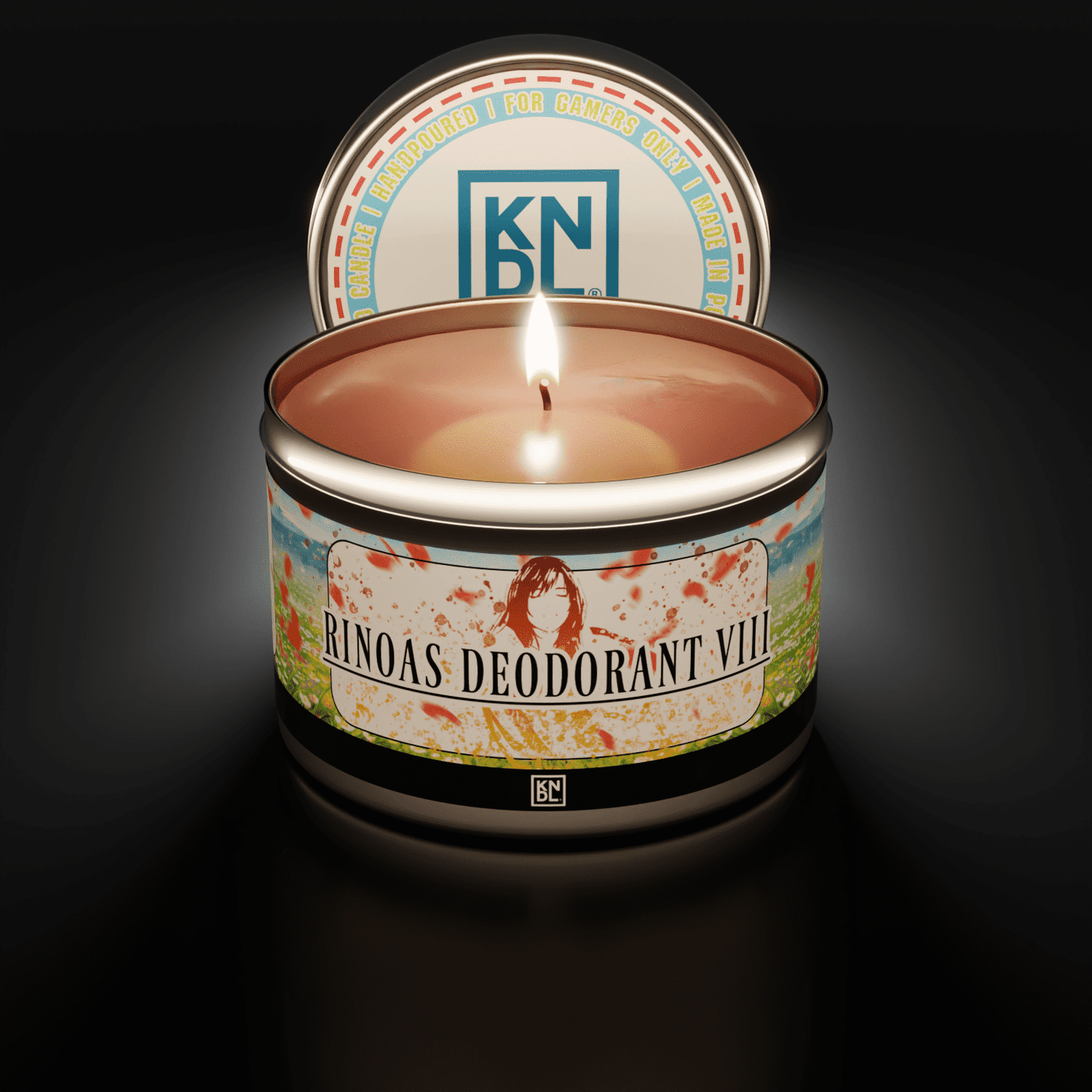 TIN NR 18 | RINOA'S DEODORANT | FINAL FANTASY INSPIRED SCENTED CANDLE