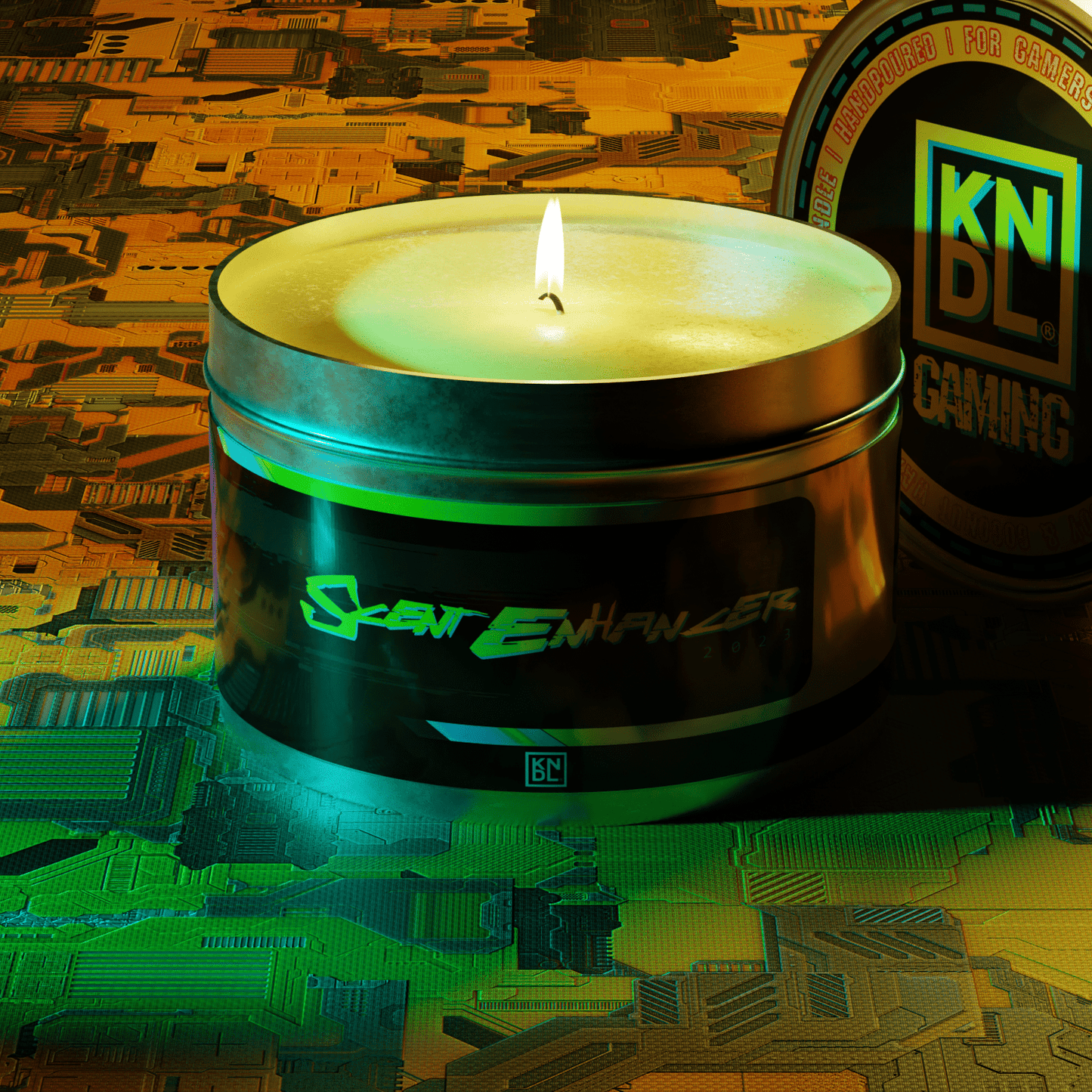 TIN NR 19 | SCENT ENHANCER | CYBERPUNK INSPIRED SCENTED CANDLE