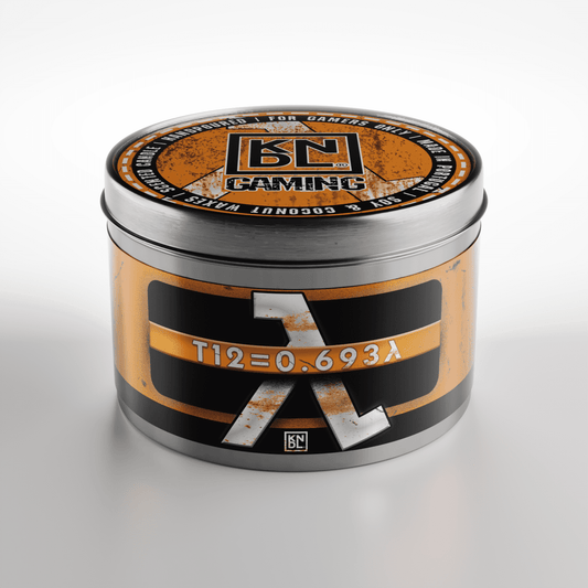 TIN NR 21 | T12=0.693Λ | HALF-LIFE INSPIRED SCENTED CANDLE