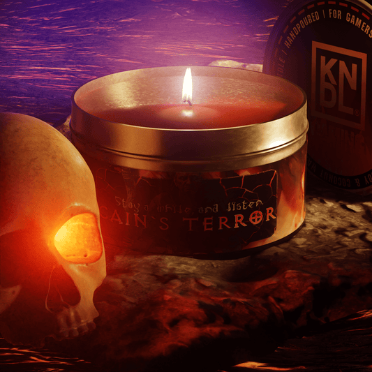 TIN NR 02 | CAIN'S TERROR | DIABLO INSPIRED SCENTED CANDLE